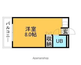 サンライズ48【303号室】の間取り