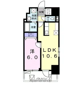 ロジュマン ベル【10階】の間取り