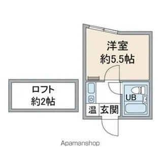 ベルトピア名古屋17【210号室】の間取り