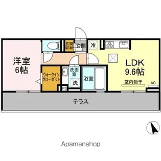 リンドベルク【1階】の間取り