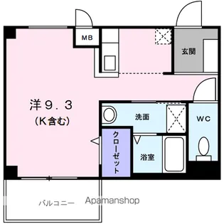 カーサ・アウローラ【2階】の間取り
