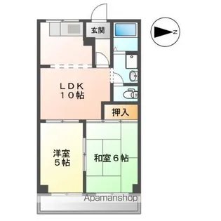 ラ・フォーレ神谷【1階】の間取り