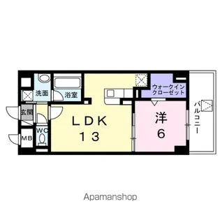 Y’S STATE 天王台【2階】の間取り