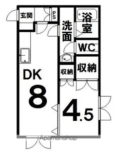 コーポライムライト【1階】の間取り
