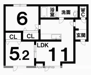 プルミエール318【2階】の間取り