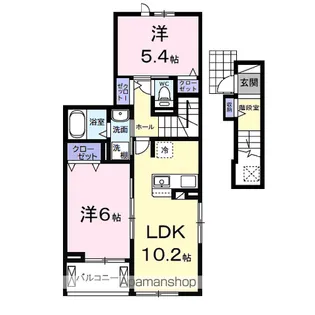 サンリット ヒル【2階】の間取り
