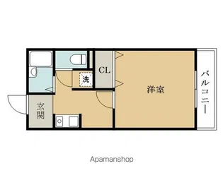 EAST FLATS【2階】の間取り