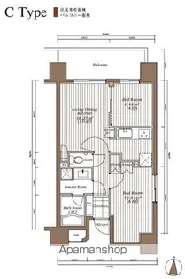 ザ・パーククロス錦糸町レジデンス【3階】の間取り