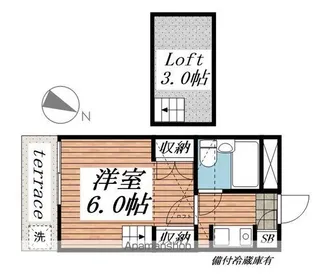 ジュネパレス市川第24−A【1階】の間取り