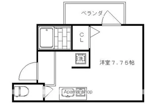 REGIA壬生下溝【101号室】の間取り