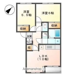 パーチェ西初石【2階】の間取り