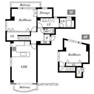 K’S FLAT(ケーズフラット)【3階】の間取り