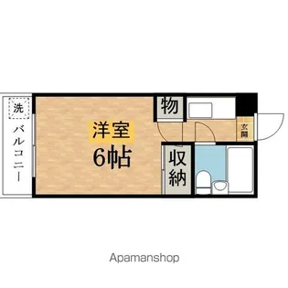 ゼフィールB【206号室】の間取り