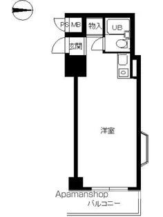 スカイコート渋谷【401号室号室】の間取り