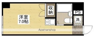 クレールコート【203号室号室】の間取り