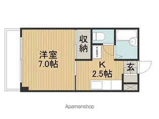 コーポウィステリア【107号室】の間取り