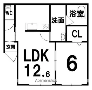(仮称)西11条南19丁目MS【102号室】の間取り