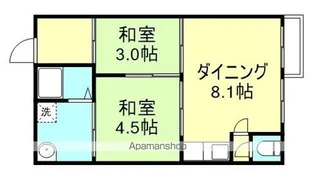 湊マンション【1階】の間取り