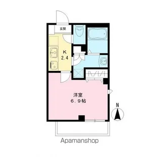 結城野ベース【303号室号室】の間取り