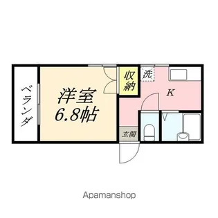 メゾンサンシャイン【3階】の間取り