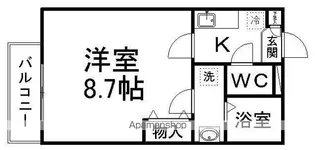 クレフラスト福祉大前ⅡB棟【101号室】の間取り