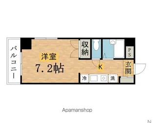 クレセントKOYO【3-A号室】の間取り