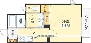 シャーメゾン4番館【1階】の間取り