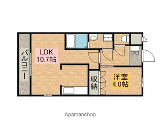 ルミナスハイム【105号室】の間取り