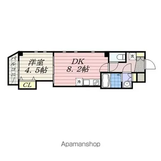 シャリマー ディス【103号室】の間取り