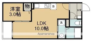 JACK HIGASHIMATSUYAMAMOTOJUKU Ⅰ【1階】の間取り