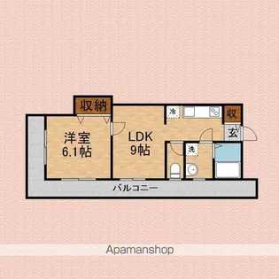 堀井ビル【205号室】の間取り