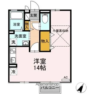 セジュールグリーンパーク【2階】の間取り