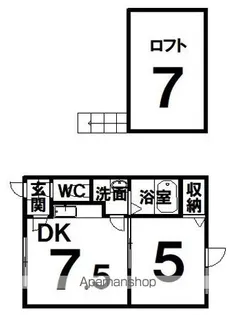エステートINソレイユ【2階】の間取り