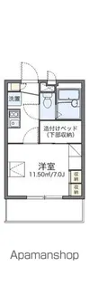 レオパレスクレセント【3階】の間取り