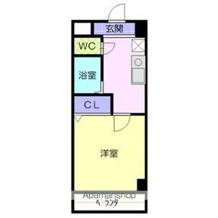 ソレイユ東海通【4階】の間取り