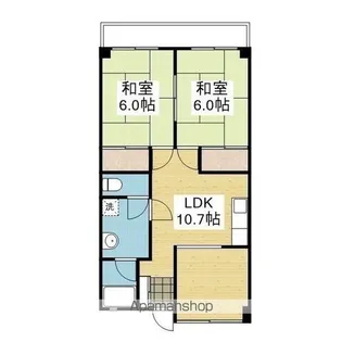 スミタスヴィレッジ土居田【2階】の間取り
