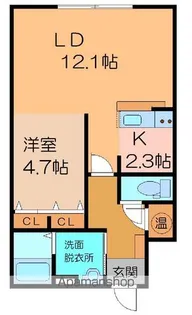 アビタ新緑【2階】の間取り