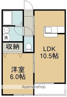 クオリア【1階】の間取り