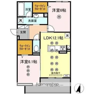 フィオーレ【3階】の間取り
