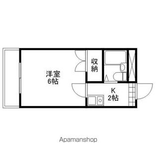 ニューライフ曙【402号室】の間取り