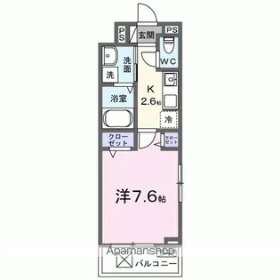 PRADERA吉川美南【3階】の間取り