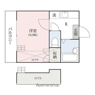 スターハイツ五十部【202号室】の間取り