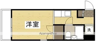 ノーブルハイツ清心町【206号室】の間取り
