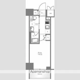 ハーモニーレジデンス横浜みなとみらい001【4階】の間取り