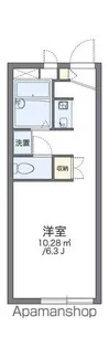 レオパレスCIEL(シェル)【207号室】の間取り