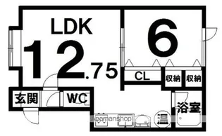 メゾンウィッシュ【C号室】の間取り