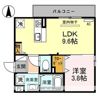 フェリス横浜【3階】の間取り