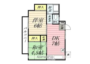 神奈川県横浜市鶴見区北寺尾7丁目【アパート】の間取り
