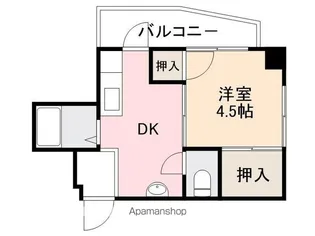 塚本マンション【4階】の間取り