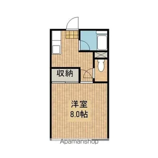 レジデンスコスモ上堂【105号室】の間取り